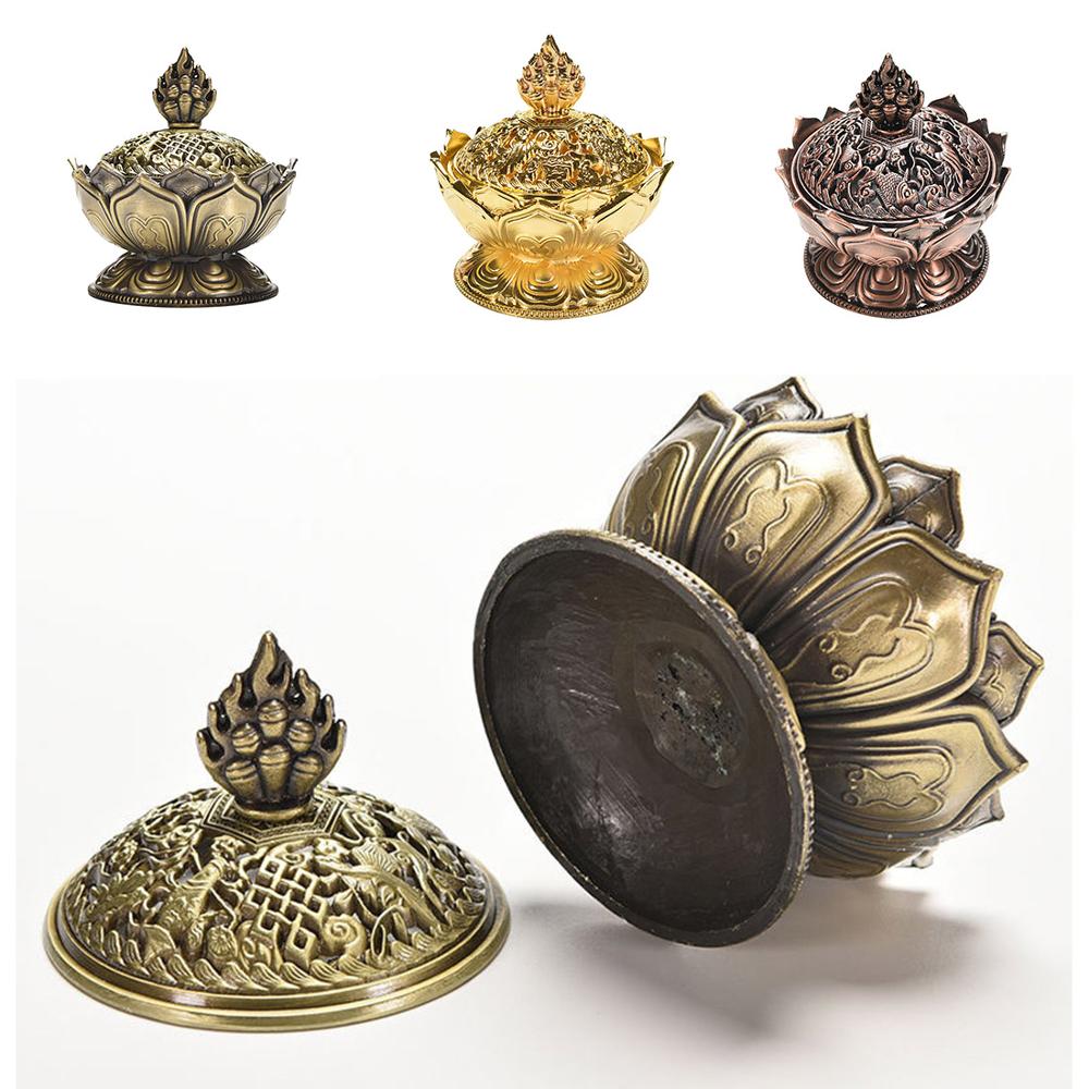 These peaceful mini Tibetan Lotus incense burners are perfect for your yoga studio, home, Zen room, bedroom or anywhere you need to relax, meditate or just relax. Small yet powerful as a single piece item to burn any fragrance incense you like. 