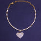 This classic and timeless Luxury Diamond Heart-Shaped Anklet offers a delicate and refined design crafted with intricate detailing and craftsmanship. Featuring genuine sterling silver plating and hand-set clear diamonds, this stylish anklet is sure to make a statement. The perfect combination of sparkle, quality, and elegance, this anklet is sure to last for years to come.