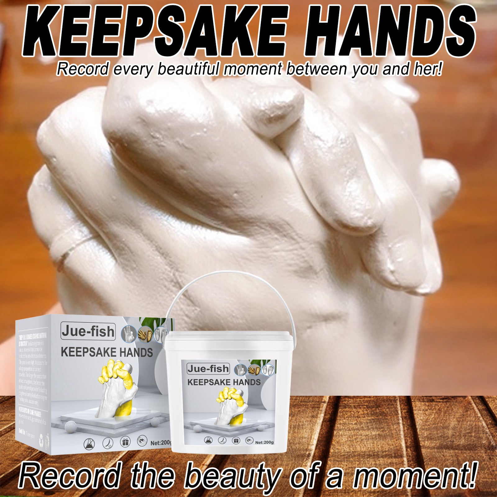 This 3D do-it-yourself kit can create so many fun designs, not just hands. This makes a great gift for the hard to buy person for any occasion including Christmas, Valentines, Birthday, Anniversary and more. Detailed directions are enclosed, so anyone can create a personalized keepsake. 