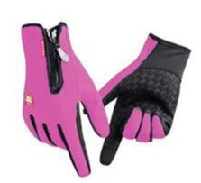 These waterproof warm winter gloves are perfect for snow sports, skiing, snow boarding or any outdoor activity in cold weather.  Soft interior, not bulky, but thin and comfortable with touch screen fingertips. These gloves are easy to wear and easy to use in a multitude of situations. 