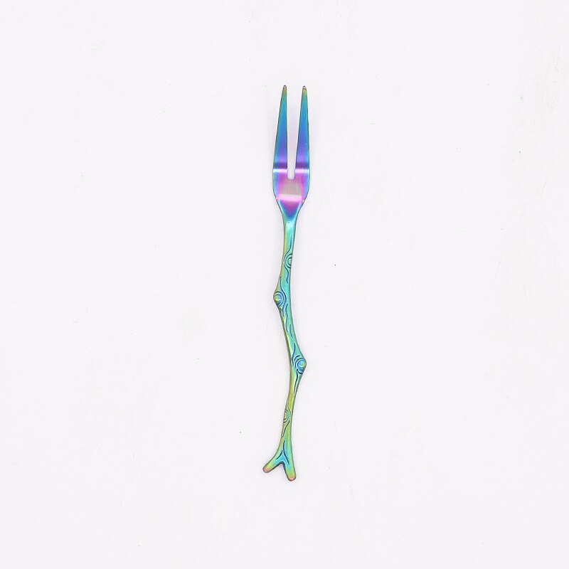 These handsome stainless steel branch style cutlery pieces make a most excellent addition to a special dinner or fun outdoor picnic. With several colors to choose from you can mix and match or purchase the same style in the amount that fits your special occasion. The stick design is fun and quirky.  Enjoy the entertainment factor at parties, let others be jealous. 