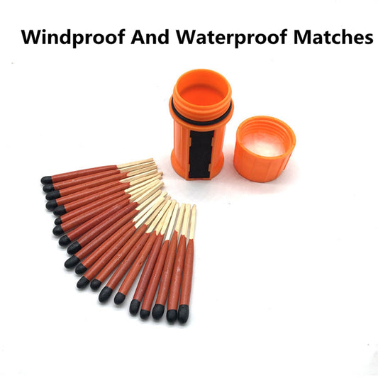 These windproof and waterproof disposable matches are perfect for those back country camping trips or to have in your emergency kits. A preppers perfect match.