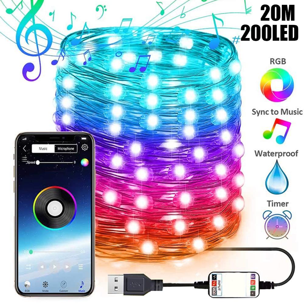 These beautiful LED string Christmas lights are perfect for all types of decorating, including for your Christmas Tree. These are super high quality with many great functions and features. Customize your features to create your great led mood lighting, have the perfect beat to the music, mix up the mode for your unique Christmas designing needs.  