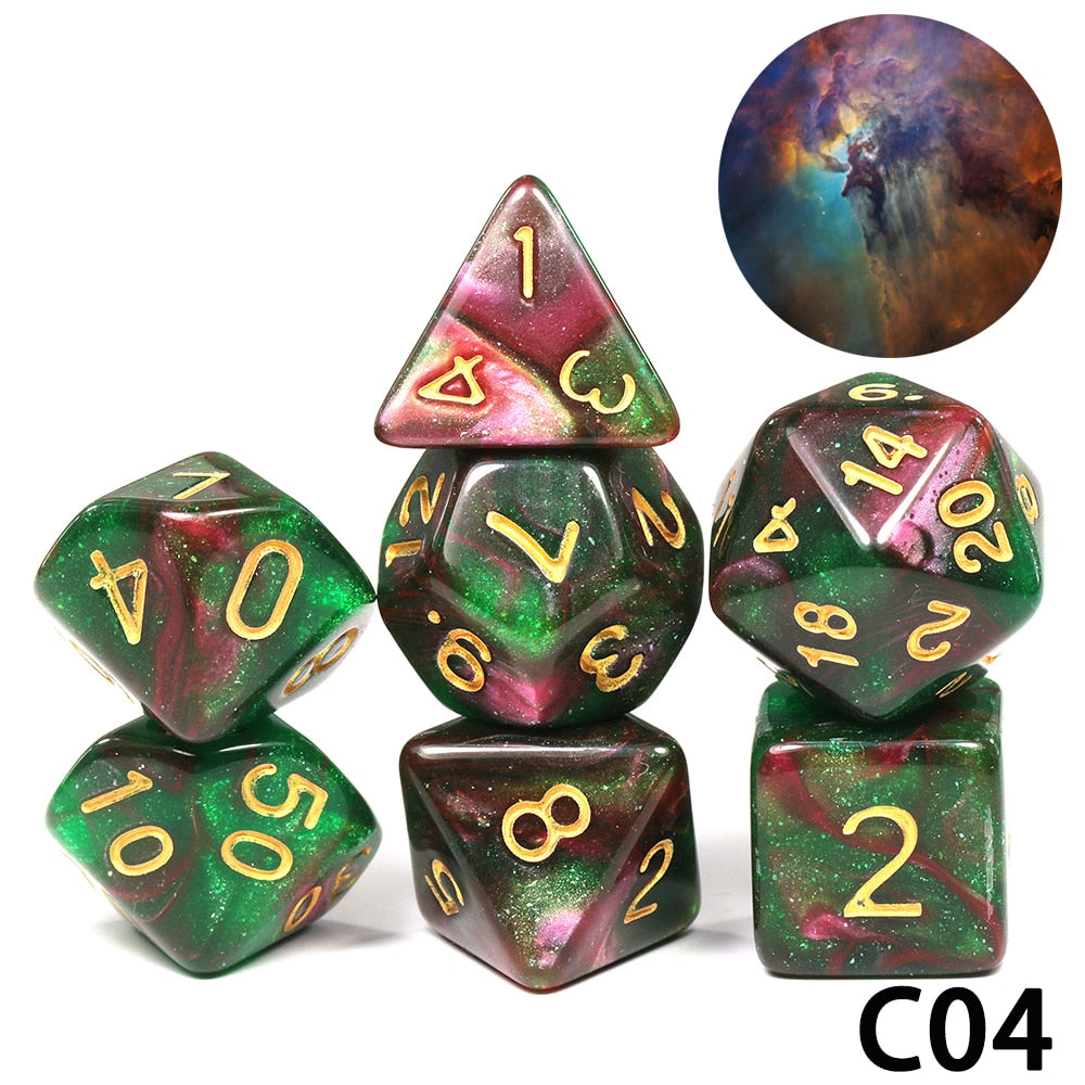100% brand new and high quality gaming dice for collecting or playing your favorite dice games.  Great for a gift the Dungeons and Dragons lovers. 