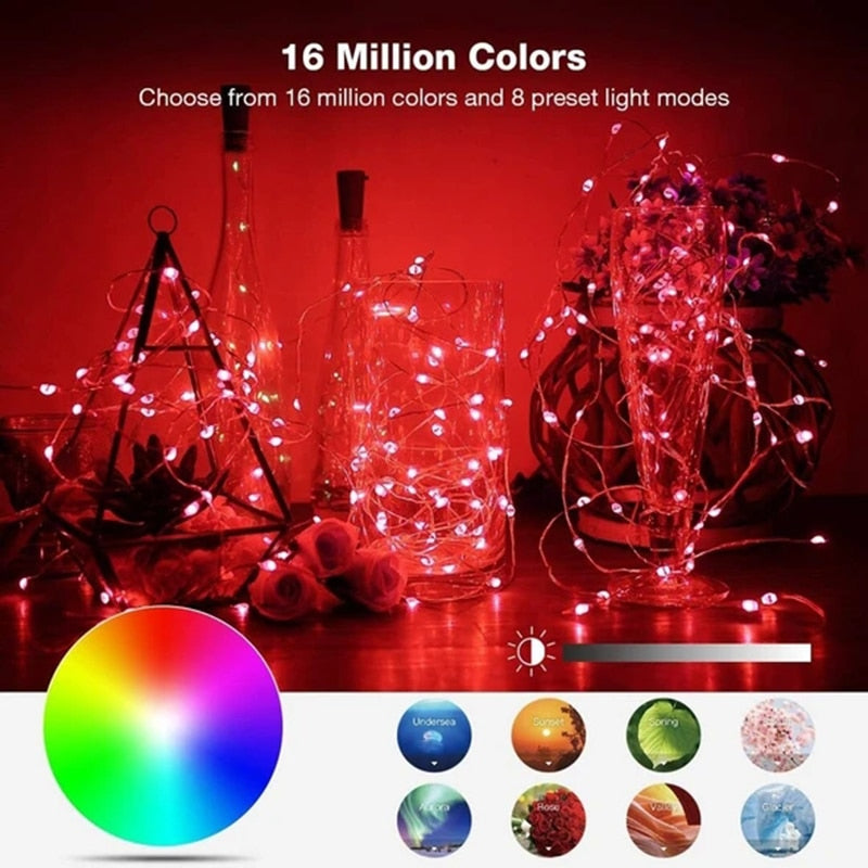 These beautiful LED string Christmas lights are perfect for all types of decorating, including for your Christmas Tree. These are super high quality with many great functions and features. Customize your features to create your great led mood lighting, have the perfect beat to the music, mix up the mode for your unique Christmas designing needs.  