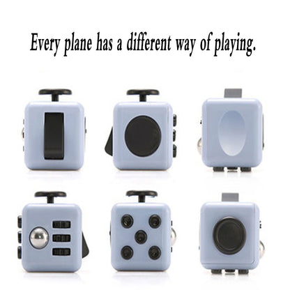 Are you feeling "fidged-out"? Our 6 Sided Fidget Decompression Cube is just the stress buster you need. With 6 sides of twisty, turny fun, you'll be instantly entertained and decompressed! (No batteries required!)