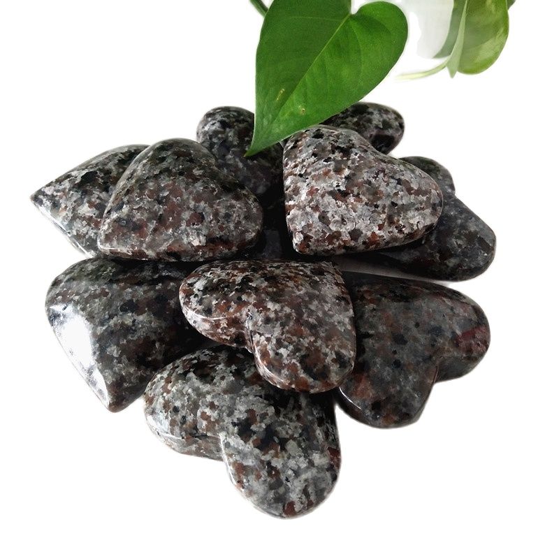 5A+ Natural Stone Yooperlite Crystal shaped into a Heart with Powerful Chakra Energy, Wicca properties, Crystals and Stones provide Love Healing for the Spiritual in many modalities including Witchcraft, energy healers, spiritual, massage stones and religious purposes..