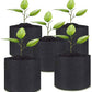 These black and gray felt plant grow bags are perfect for your vegetables, flowers or leafy plants. With perfect ventilation, easy to move and eco-friendly bags these grow bags are perfect to help plants grow efficiently and effectively.