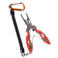 Multi Functional Fishing Pliers with Scissors, Line Cutter, Hook Remover, Fishing Clamp and other Accessories With Lanyards Spring Rope. This makes a great addition to your emergency kit, these tools can be used in a variety of different survival situations.