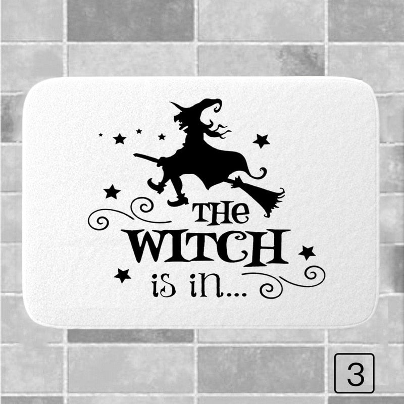 Cute and fun Halloween Decoration for your Home. Can be used in the bathroom, kitchen, entryway and for parities. There are 4 fun styles to choose from. 