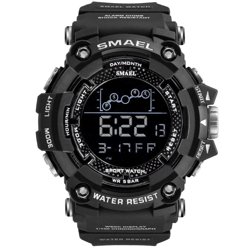 This military SMAEL sports watch isn't something you get because you need it, its something you get because you deserve it and you just wanted it! Glows in the dark classic style that is always in fashion.   