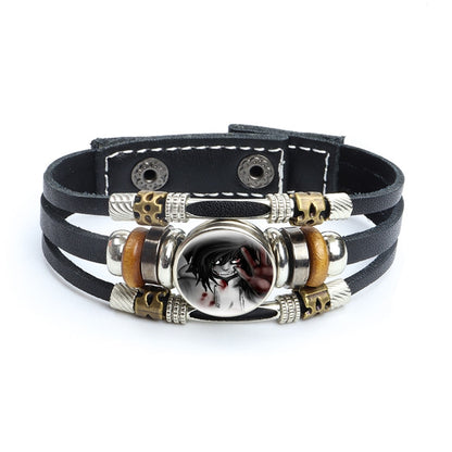 Jeff and Jane The Killer Leather Braided Bracelets