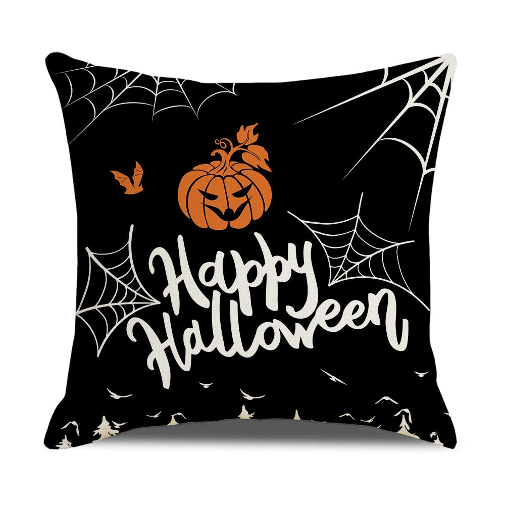 Linen Halloween 18 Inch Cushion Covers