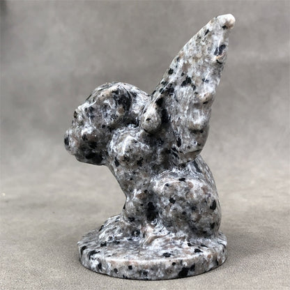 Natural Hand Carved Healing Yooperlite Gargoyle