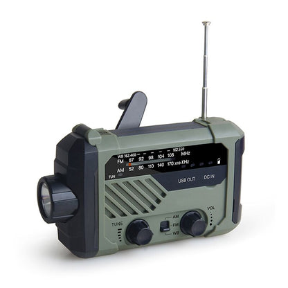 The survival radio has standard analog tuning of AM/FM & WB NOAA weather channels. It will broadcast the latest emergency weather alerts, such as hurricanes, tornadoes, storms, tsunamis and other weather disasters. 