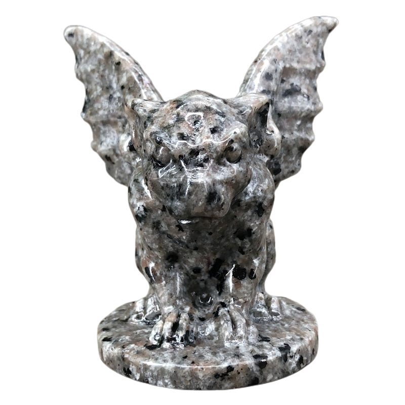 Natural Hand Carved Healing Yooperlite Gargoyle