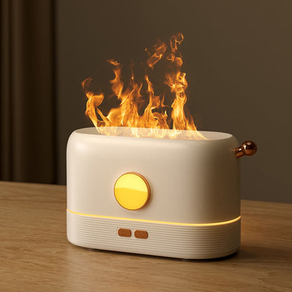 A peaceful simulation flame light humidifier that you can add essential oils to for a relaxing fragrance. Perfect for your Zen room, when you need to unwind and enjoy some self-care. 