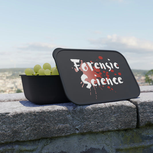 Fuel your forensic science studies with this essential Bento Box and Utensils Set—perfect for on-the-go. This set includes a bento box, band, and stainless steel utensils to conveniently store and enjoy your favorite snack or meal.