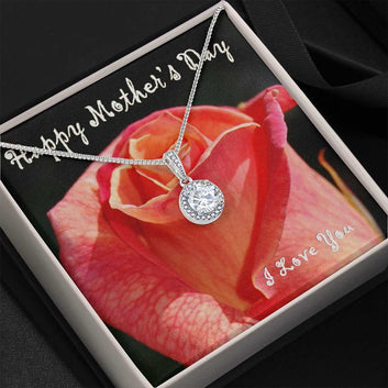 Surprise your loved one with a timeless and elegant gift, our dazzling Eternal Hope Necklace. Sparkling like a star in the sky, the pendant features a cushion cut center cubic zirconia, adorned with smaller, yet equally eye catching cubic zirconias, suspended along an adjustable box chain.