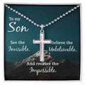 Wear your faith proudly with this stunning artisan-crafted Stainless Cross Necklace with Ball Chain. Perfect for special occasions or everyday wear, our Stainless Cross Necklace is a wonderful gift idea for you or your loved one. Imagine the look on their face when they open up this thoughtful gift!