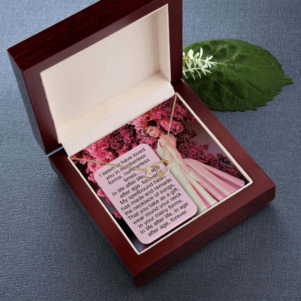 Everlasting Love Solid 10K Gold Heart Necklace