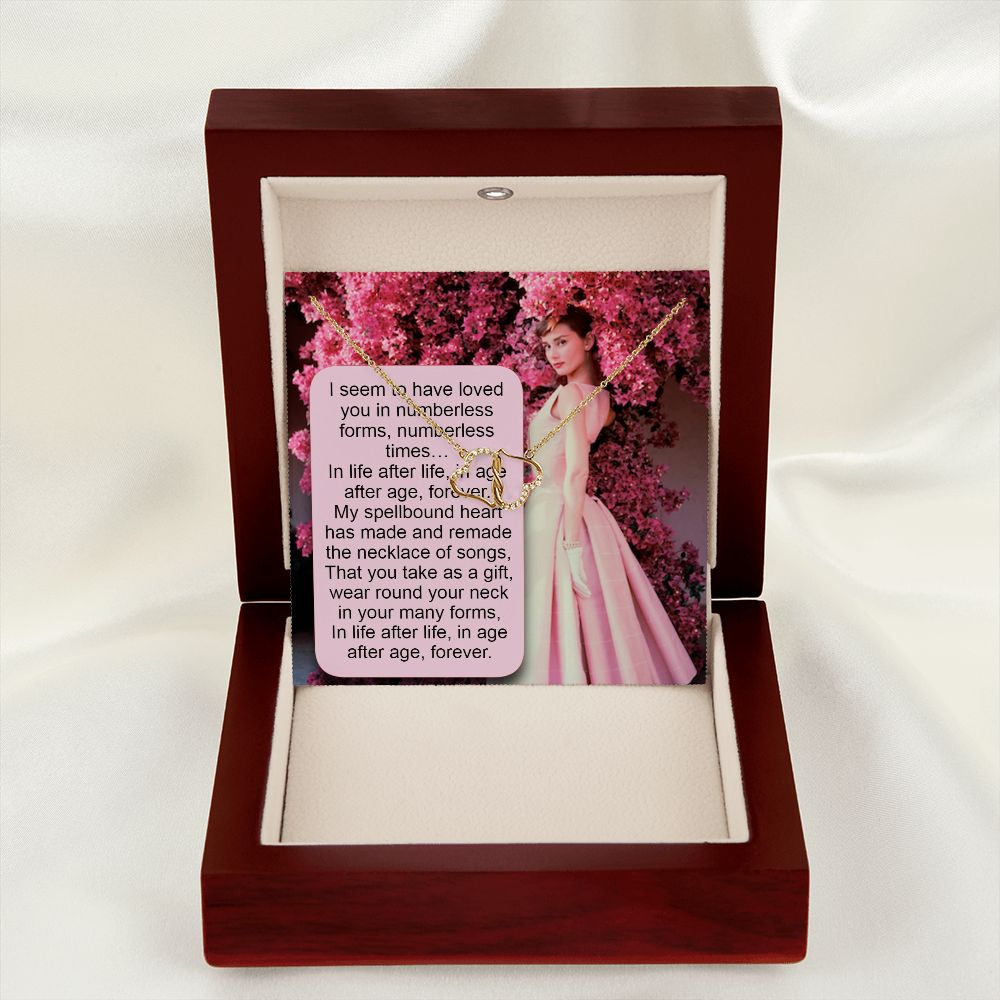 Everlasting Love Solid 10K Gold Heart Necklace