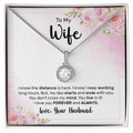 Surprise your loved one with a timeless and elegant gift. Our dazzling Eternal Hope Necklace features a cushion cut center cubic zirconia that will sparkle with every step. The center crystal is adorned with equally brilliant CZ crystals, ensuring a stunning look every wear. Wow her by gifting her an accessory that will pair with everything in her wardrobe!