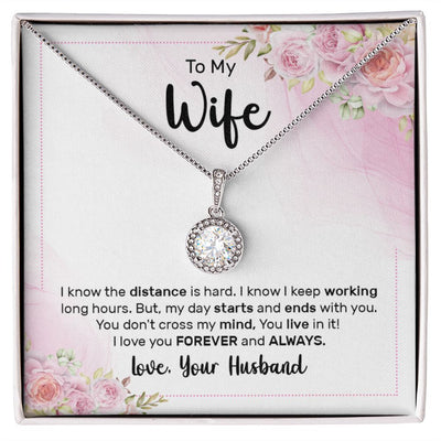 Surprise your loved one with a timeless and elegant gift. Our dazzling Eternal Hope Necklace features a cushion cut center cubic zirconia that will sparkle with every step. The center crystal is adorned with equally brilliant CZ crystals, ensuring a stunning look every wear. Wow her by gifting her an accessory that will pair with everything in her wardrobe!