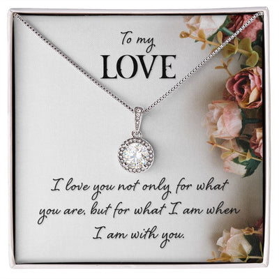Surprise your loved one with a timeless and elegant gift. Our dazzling Eternal Hope Necklace features a cushion cut center cubic zirconia that will sparkle with every step. The center crystal is adorned with equally brilliant CZ crystals, ensuring a stunning look every wear. Wow her by gifting her an accessory that will pair with everything in her wardrobe!