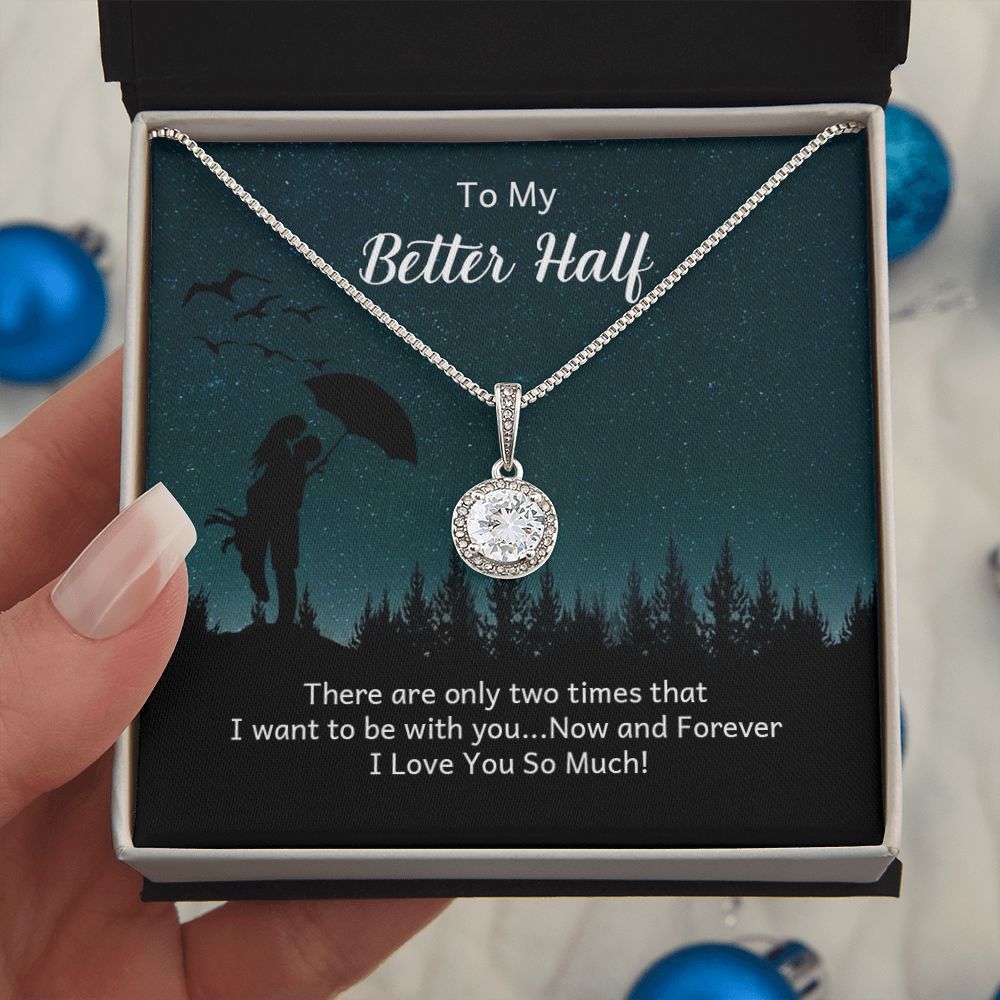 Surprise your loved one with a timeless and elegant gift. Our dazzling Eternal Hope Necklace features a cushion cut center cubic zirconia that will sparkle with every step. The center crystal is adorned with equally brilliant CZ crystals, ensuring a stunning look every wear. Wow her by gifting her an accessory that will pair with everything in her wardrobe!