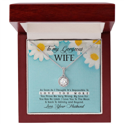 Surprise your loved one with a timeless and elegant gift. Our dazzling Eternal Hope Necklace features a cushion cut center cubic zirconia that will sparkle with every step. The center crystal is adorned with equally brilliant CZ crystals, ensuring a stunning look every wear. Wow her by gifting her an accessory that will pair with everything in her wardrobe!