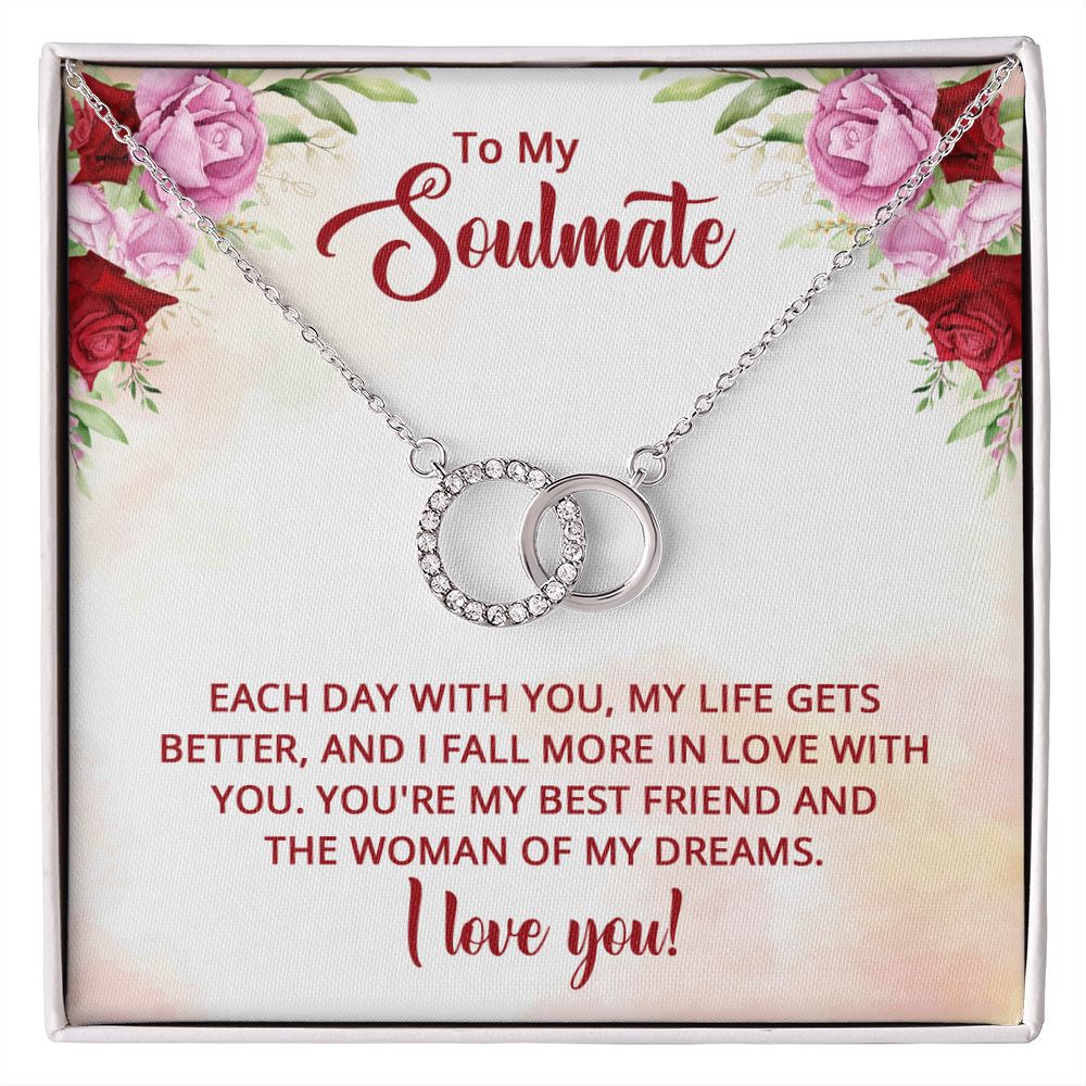 Some things are just better together. The Perfect Pair Necklace is a beautiful representation of togetherness and would make a memorable gift for someone special in your life. This elegant piece is dipped in white gold and features 20 dazzling cubic zirconia crystals. With its brilliant shine and timeless style, this necklace makes the ideal present for any occasion. 