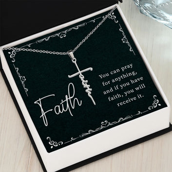 This dazzling piece is white gold dipped and features a perfectly sized pendant, which makes sharing your beliefs undoubtedly easy. So whether it's a life-changing baptism, a worthwhile birthday, or any other monumental celebration, make sure to give a gift that will stay meaningful for years to come.