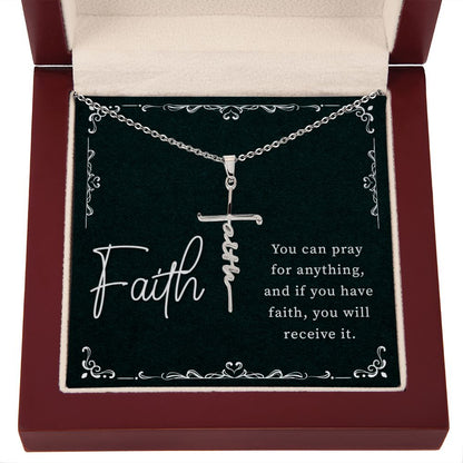 This dazzling piece is white gold dipped and features a perfectly sized pendant, which makes sharing your beliefs undoubtedly easy. So whether it's a life-changing baptism, a worthwhile birthday, or any other monumental celebration, make sure to give a gift that will stay meaningful for years to come.