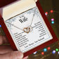 Give her the gift that symbolizes your never-ending love. Featuring two lovely hearts embellished with cubic zirconia crystals, this Interlocking Hearts necklace is the perfect accessory for everyday wear. Whether it's a memorable anniversary or a special birthday, make sure to dazzle your special someone by gifting them this stunning necklace.