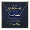 Give your special someone a custom necklace made just for them! Our Personalized Name Necklace is the perfect gift for your loved ones and will become a versatile accessory for any occasion. From a heart-warming holiday present, anniversary or birthday gift, or just because, this unique necklace adds a trendy touch to any outfit.