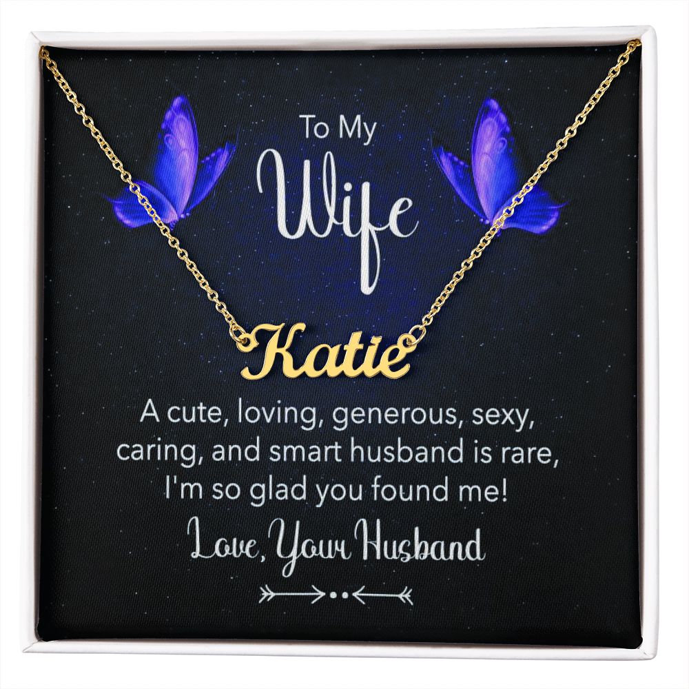 Give your special someone a custom necklace made just for them! Our Personalized Name Necklace is the perfect gift for your loved ones and will become a versatile accessory for any occasion. From a heart-warming holiday present, anniversary or birthday gift, or just because, this unique necklace adds a trendy touch to any outfit.