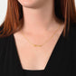This custom name carved necklace is made with high quality materials and would make a great Valentine's Day gift, Birthday Gift, Christmas Gift or gift for any special occasion.  If the Kardashian's wear them, so can you! Be part of the trending hip crowd with your own name perfectly carved on a lovely necklace. 