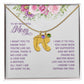 Adorn yourself with a timelessly beautiful piece of jewelry. Crafted with a subtle delicateness, the Baby Feet Necklace with Birthstone is a gorgeous combination of elegance and sentimentality. Symbolizing the unbreakable bond between mother and child, this custom necklace is crafted with personalized details and a birthstone of your choosing.