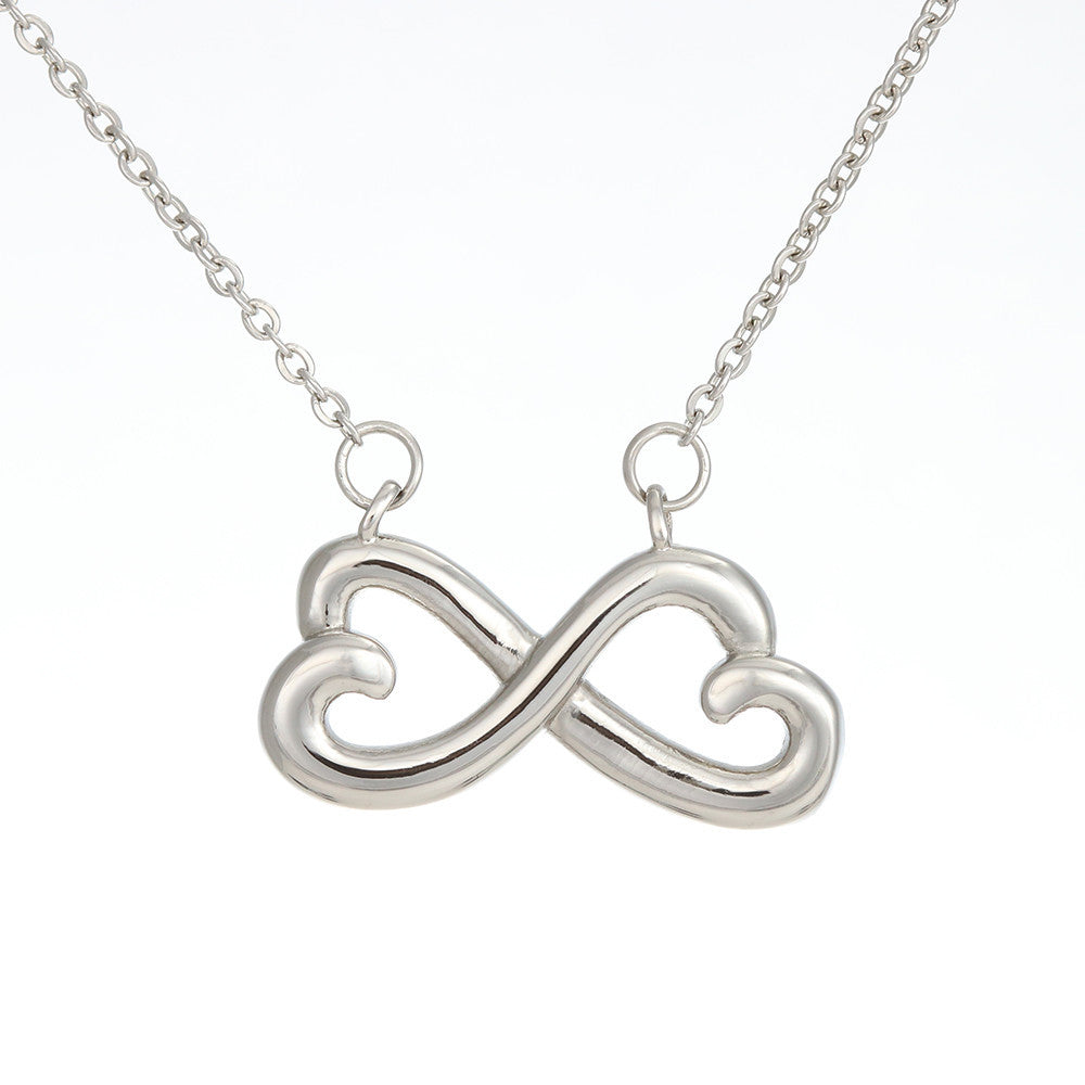 Celebrate your everlasting love and express your affection for your daughter with a look that says "I'll love you til the end of time." Artisan crafted in 14k White Gold finish or 18k Yellow Gold finish, this heart-shaped infinity symbol is hand polished to show off the magnificent shine. 