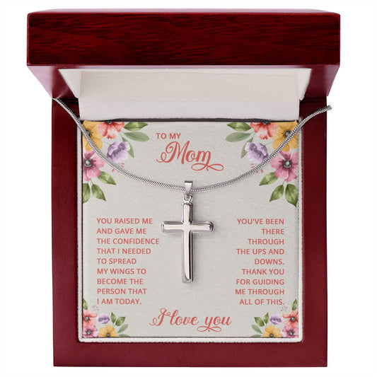 Wear your faith proudly with this stunning artisan-crafted Stainless Steel Cross Necklace. Perfect for special occasions or everyday wear, our Cross Necklace is a wonderful gift idea for you or your loved one. Imagine the look on their face when they open up this thoughtful gift!