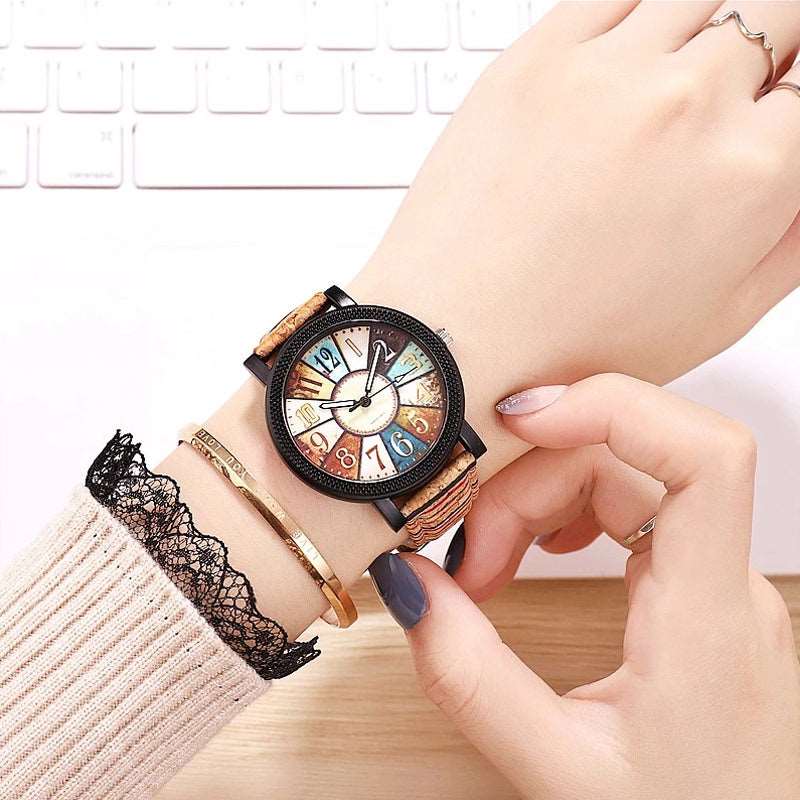 This high quality wrist watch has a genuine leather strap that is not only comfortable to wear, but also has a strong hardness tempered glass face, awesome design with fun great colors. This high quality watch is suitable for any occasion and is easy to match to all of your fabulous styles and looks.