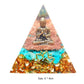 Orgonite is based on two principles. It is a mix of resin (organic, as it is based on petrochemicals), and metal shavings (inorganic). A quartz crystal is also added because of its piezoelectric properties, which means that it gives off a charge when it is put under pressure (resin shrinks when it is cured, so constant pressure is put on the quartz crystal). 