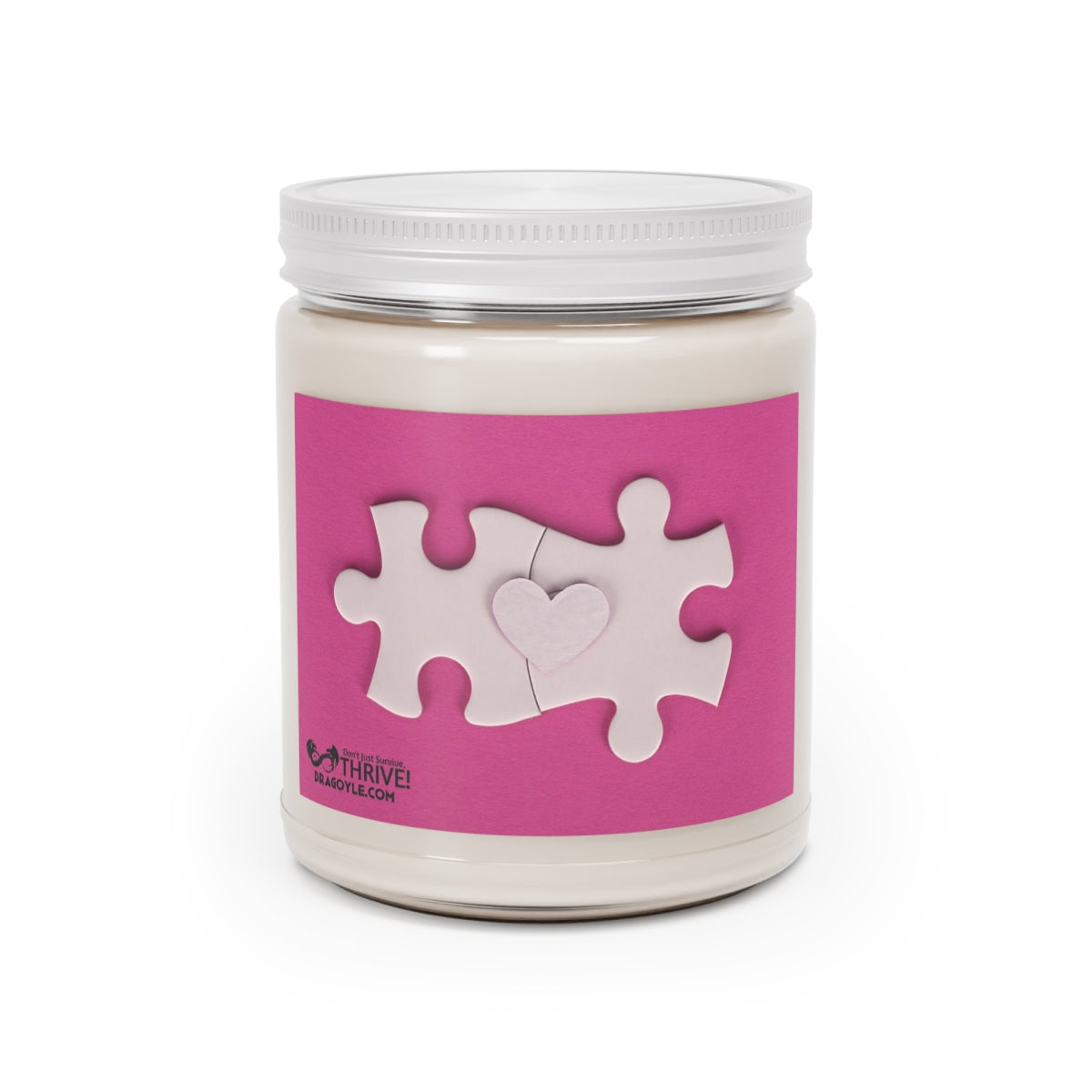 Heart Puzzle Comfort Spice Scented Candles, 9oz