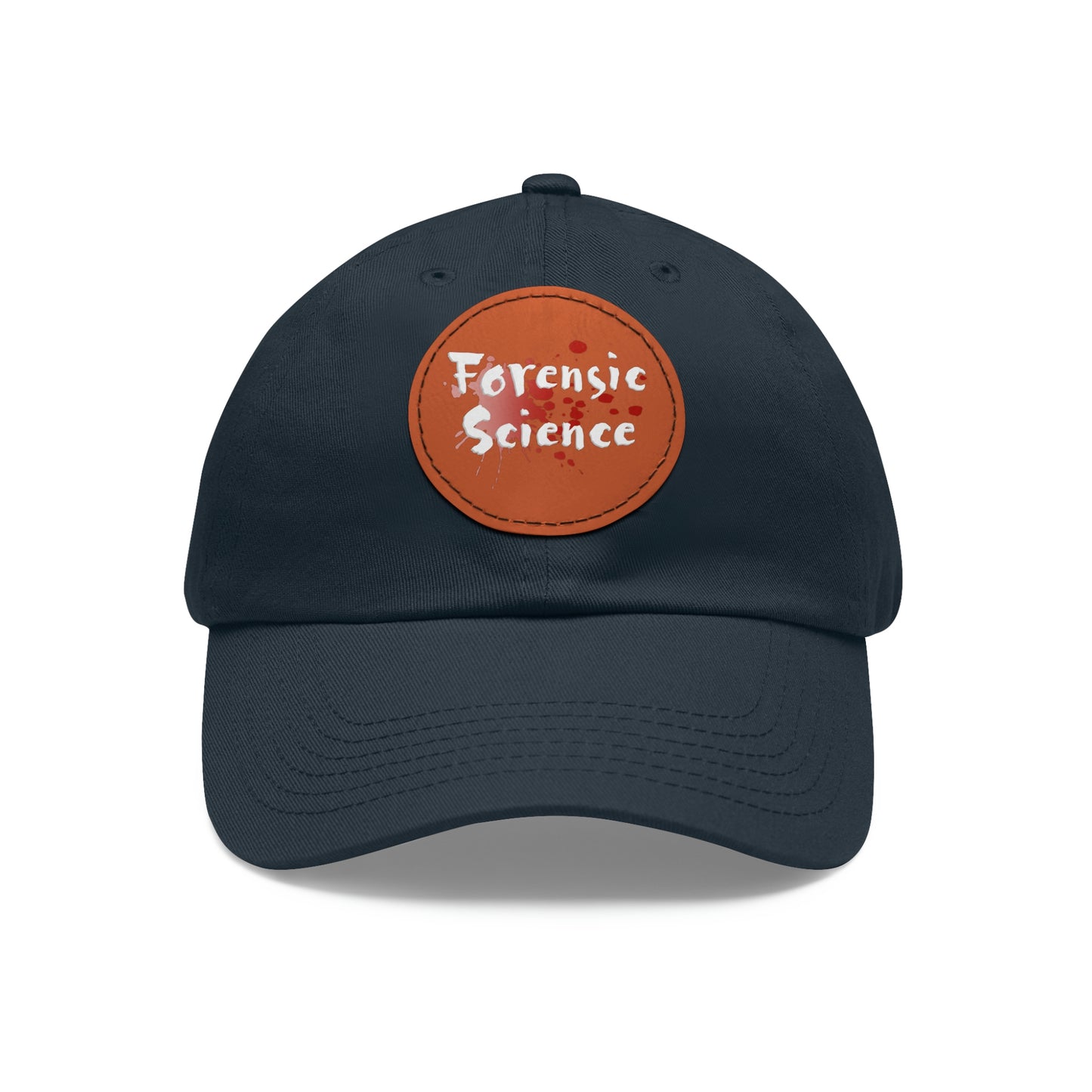 This forensic science hat is adjustable and has a leather patch which are made from 100% bio-washed chino twill. It's a very comfortable yet sturdy material that will last for ages.