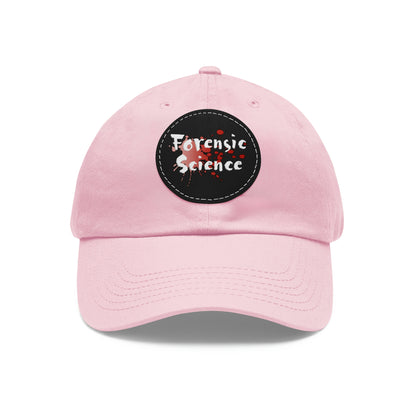 This forensic science hat is adjustable and has a leather patch which are made from 100% bio-washed chino twill. It's a very comfortable yet sturdy material that will last for ages.