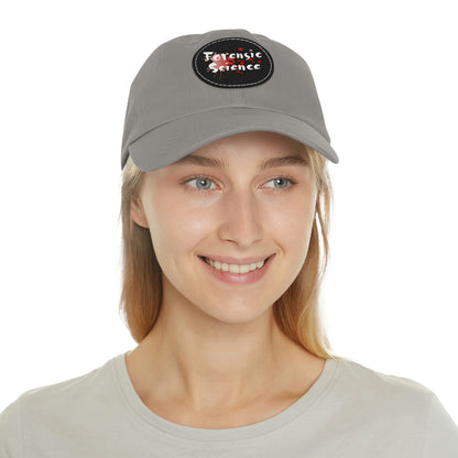 This forensic science hat is adjustable and has a leather patch which are made from 100% bio-washed chino twill. It's a very comfortable yet sturdy material that will last for ages.