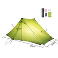 This professionals pole-less outdoor tent is ultra light and double sided with a silicone coating to make it comfortable and waterproof. This camping tent comes with all the equipment to set up and has a nice traveling pouch. 