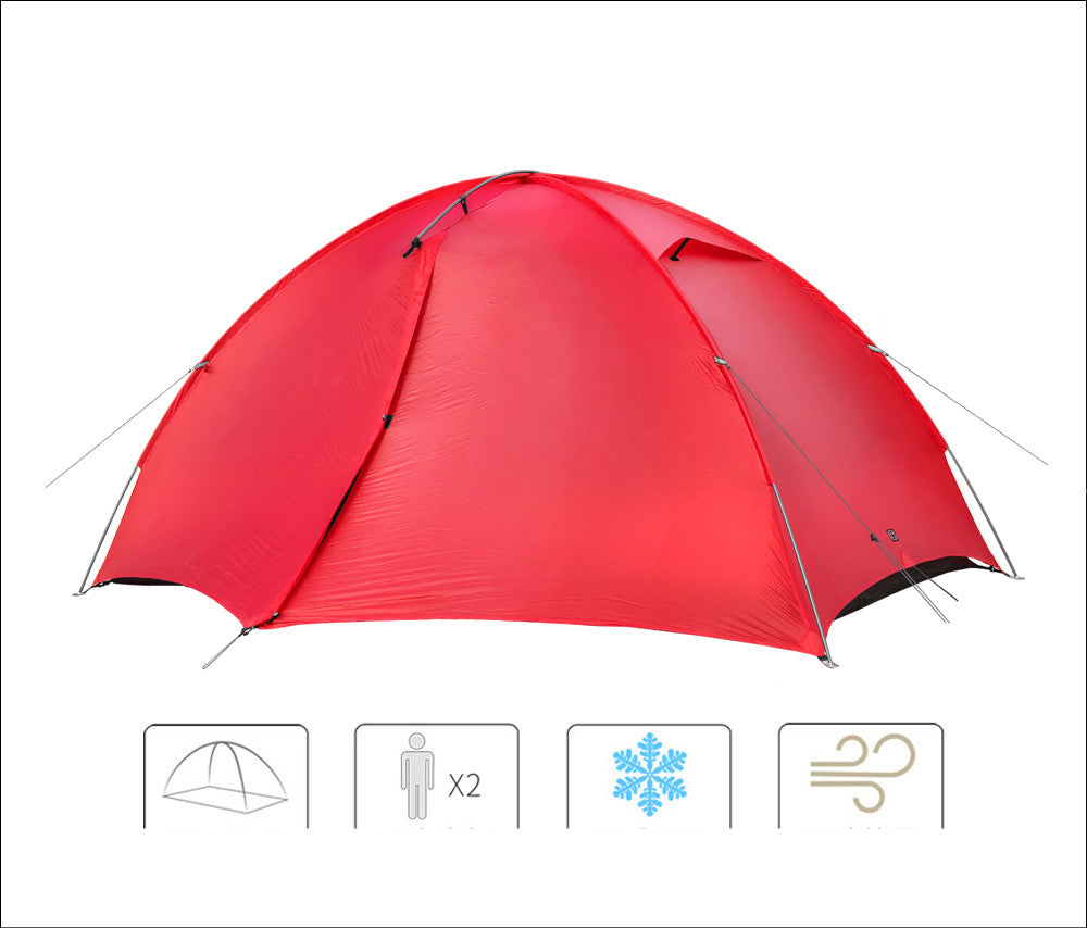 This Silicon Coated Windproof Rainproof Ultralight Tent offers the highest waterproof rating available and uses advanced silicon coating technology to ensure protection against the harshest weather conditions. The ultralight design and compact shape make it easy to transport and perfect for any outdoor adventure. 