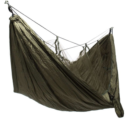 Ultralight Comfortable Hammock! Perfect for a Beach Swing, romantic rocking Bed or the Outdoors. So many great uses, such as; Backpacking, Survival or Travel. 